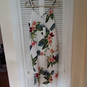 Hawaiian Style Maxi Dress